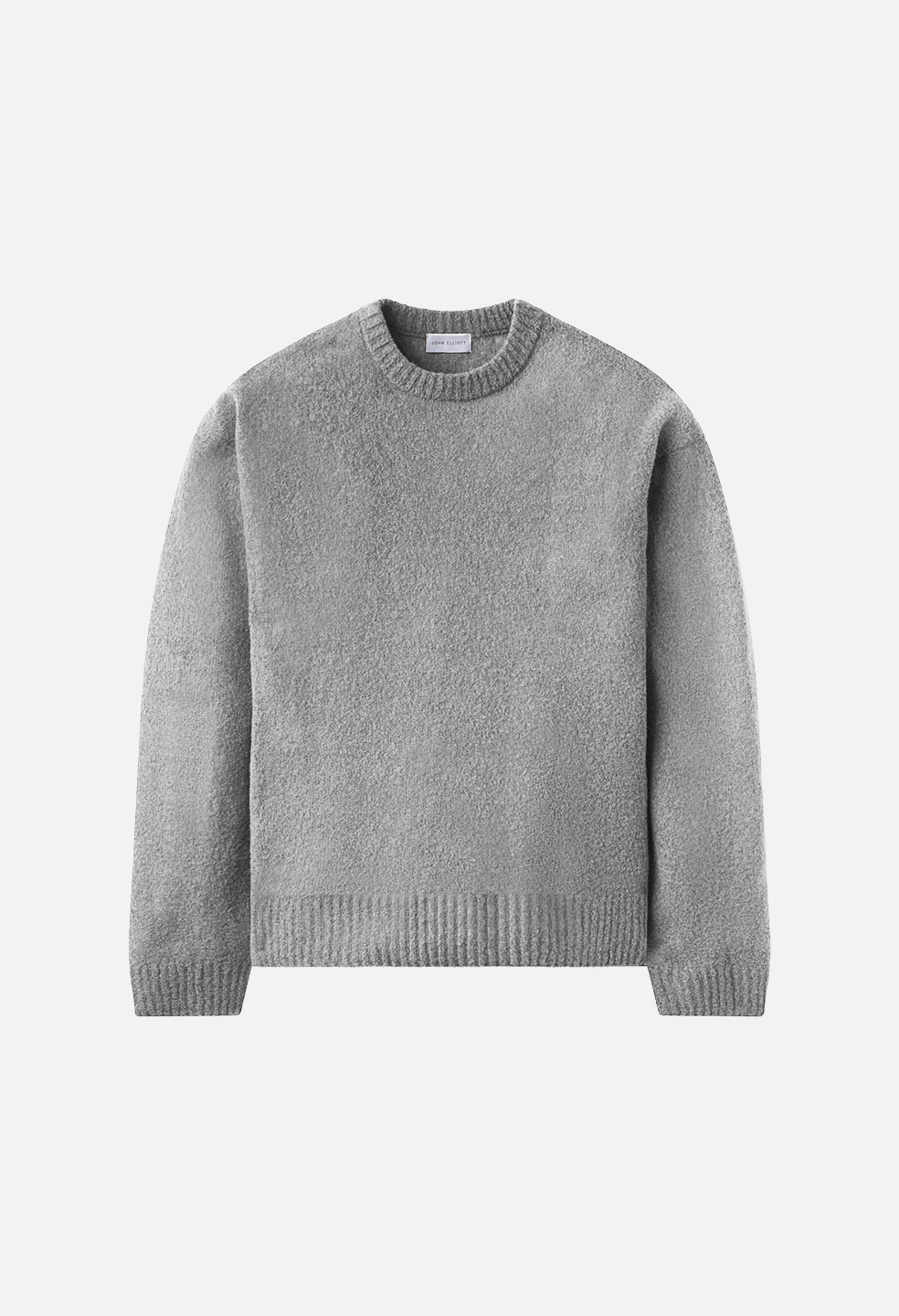 John Elliott Wool Powder Knit Crew / Grey