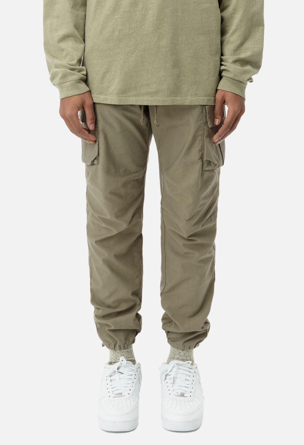 khaki pants with air force ones