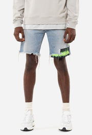 john elliott denim shorts