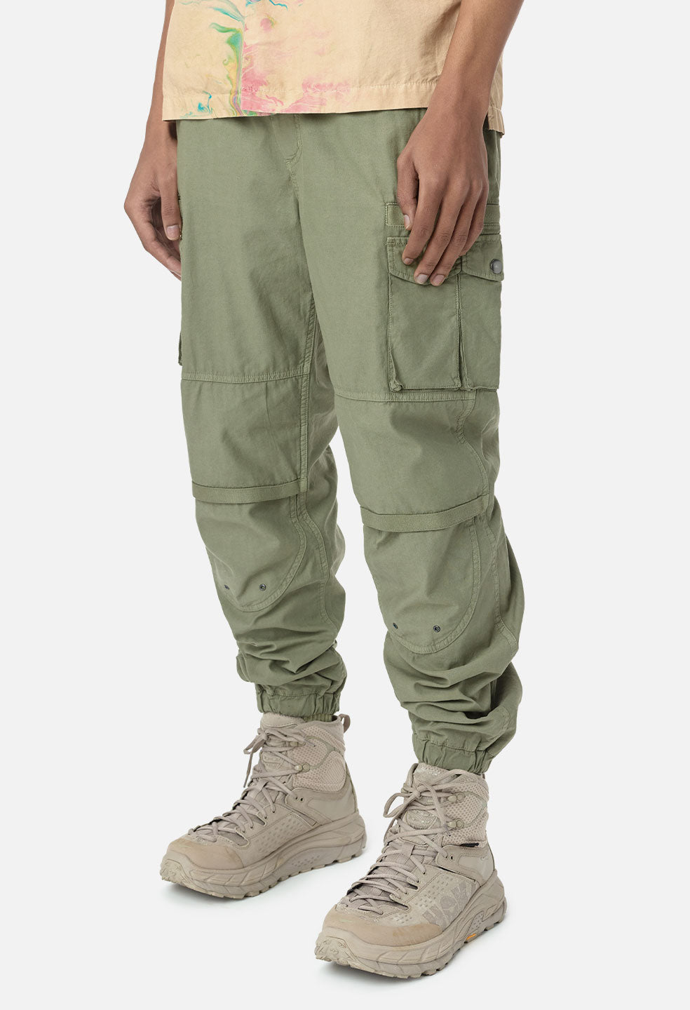 john elliott cargo pants olive