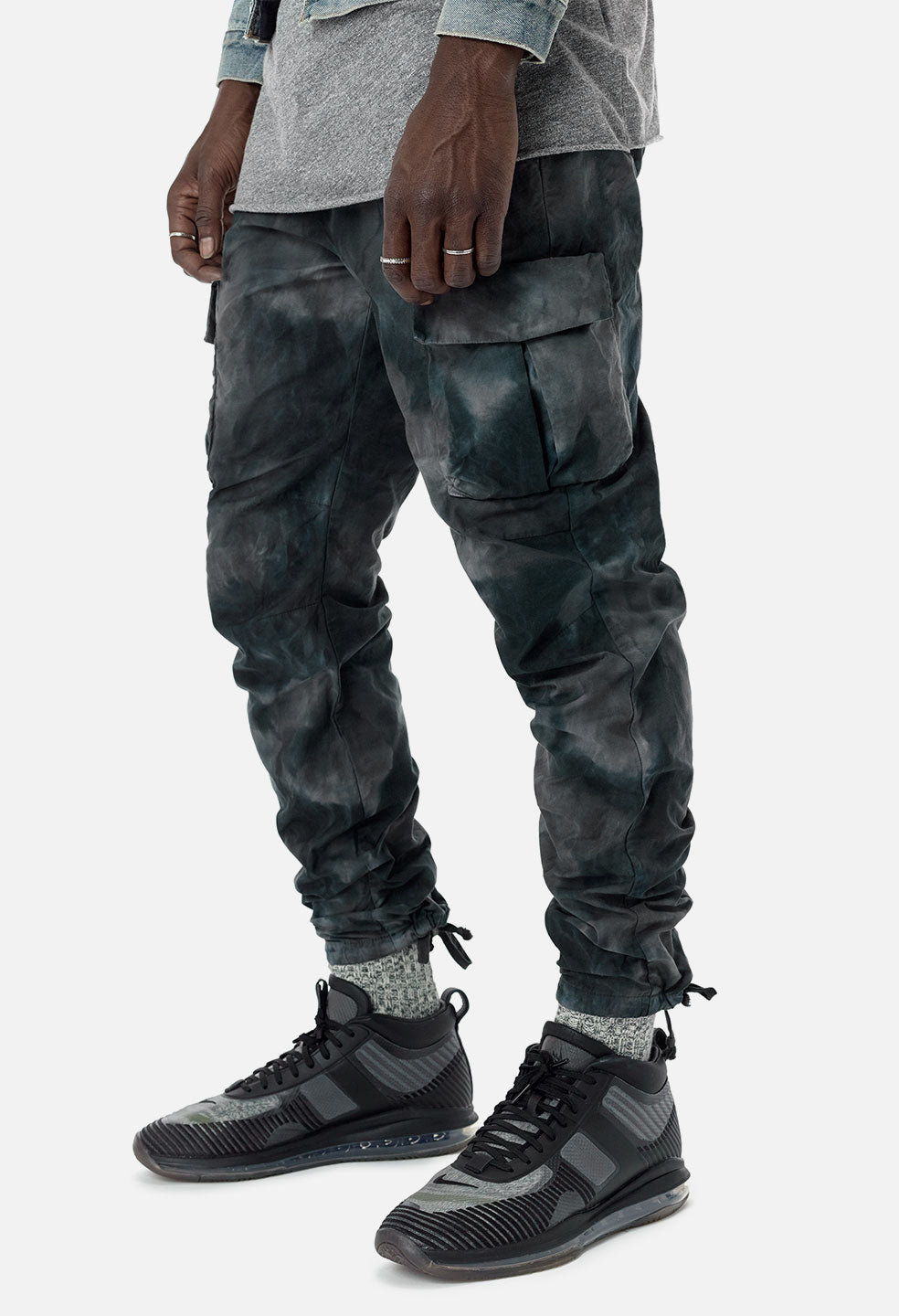 john elliott tie dye cargo pants