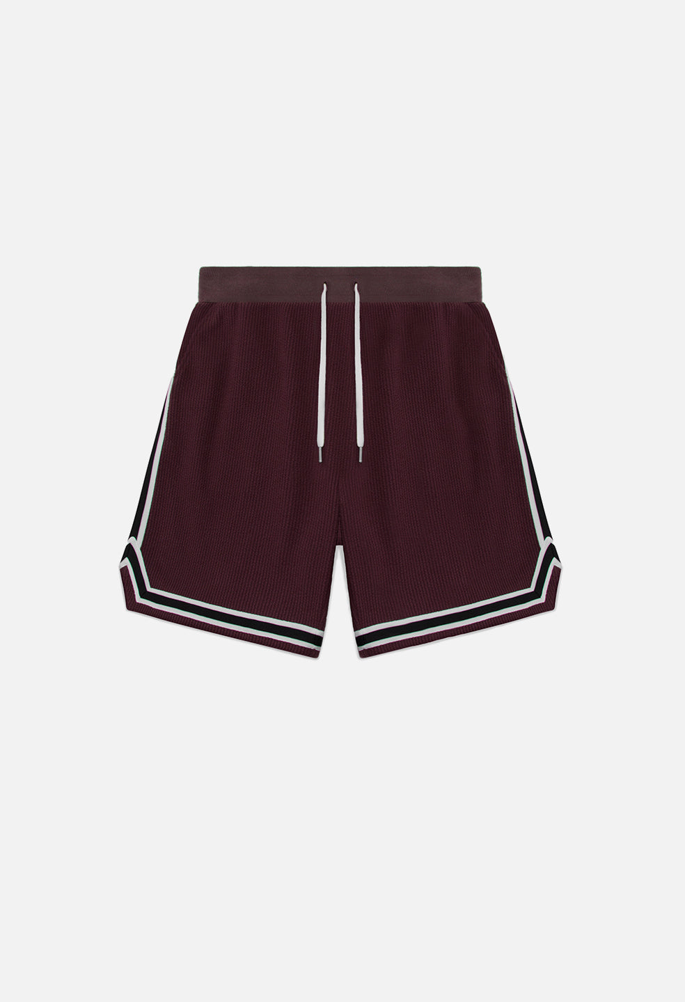 burgundy basketball shorts