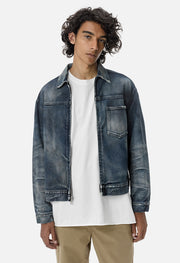 john elliott denim zip blouson