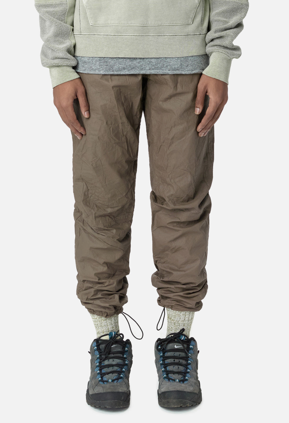 Leather Himalayan Pants / Taupe