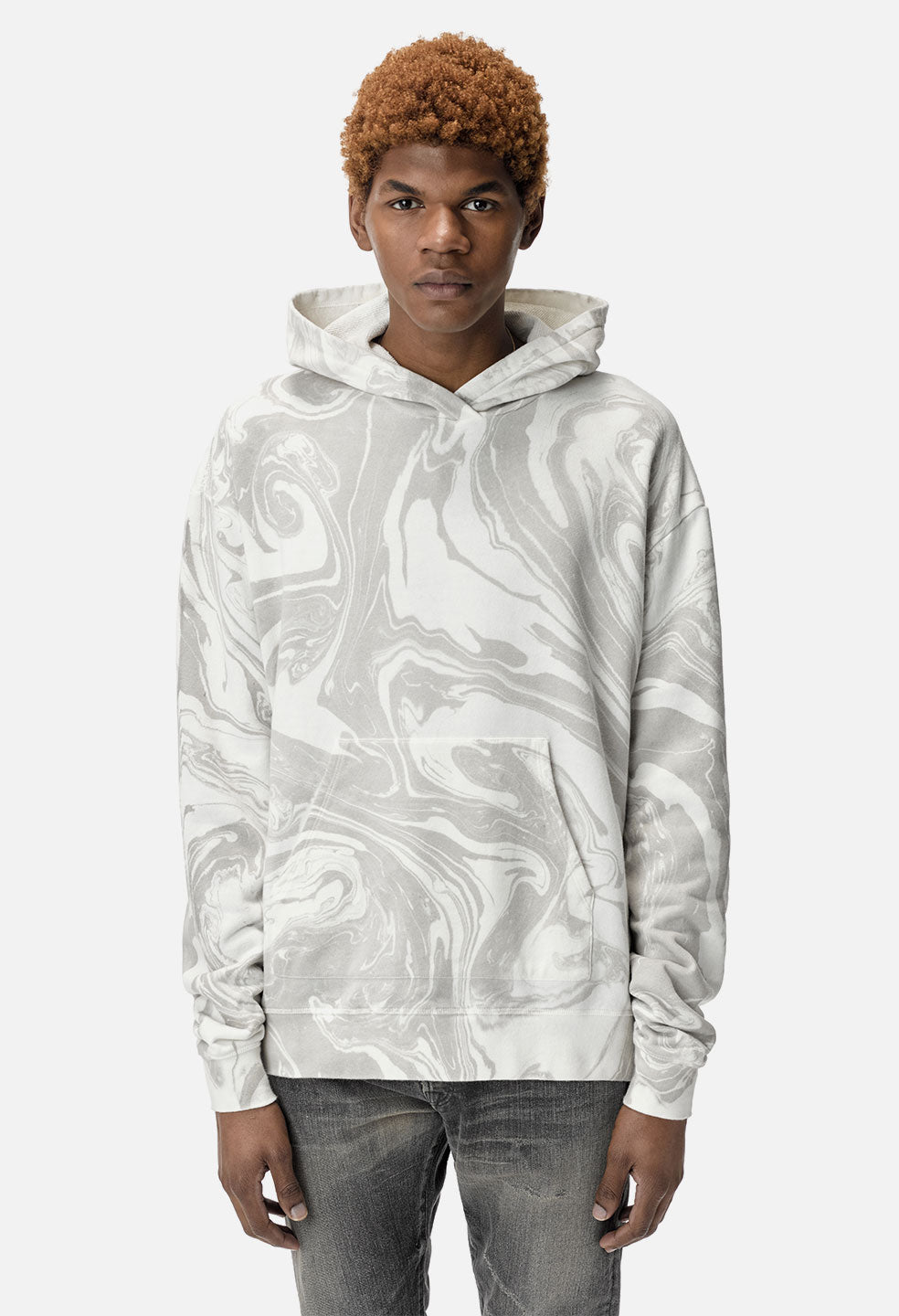 john elliott marble dye hoodie