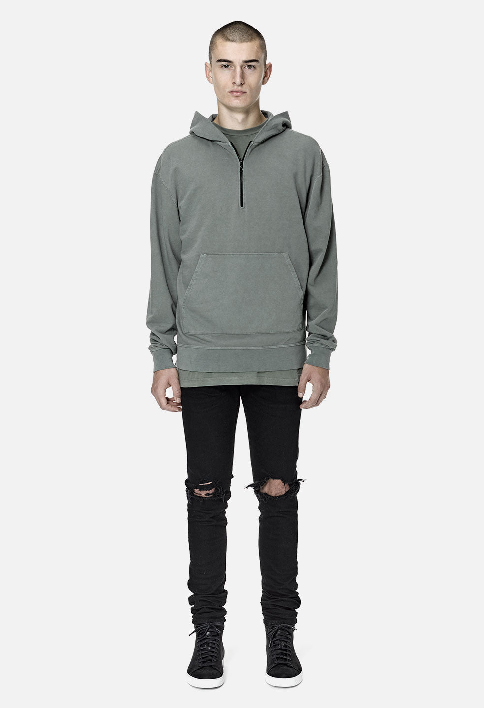 john elliott mercer half zip