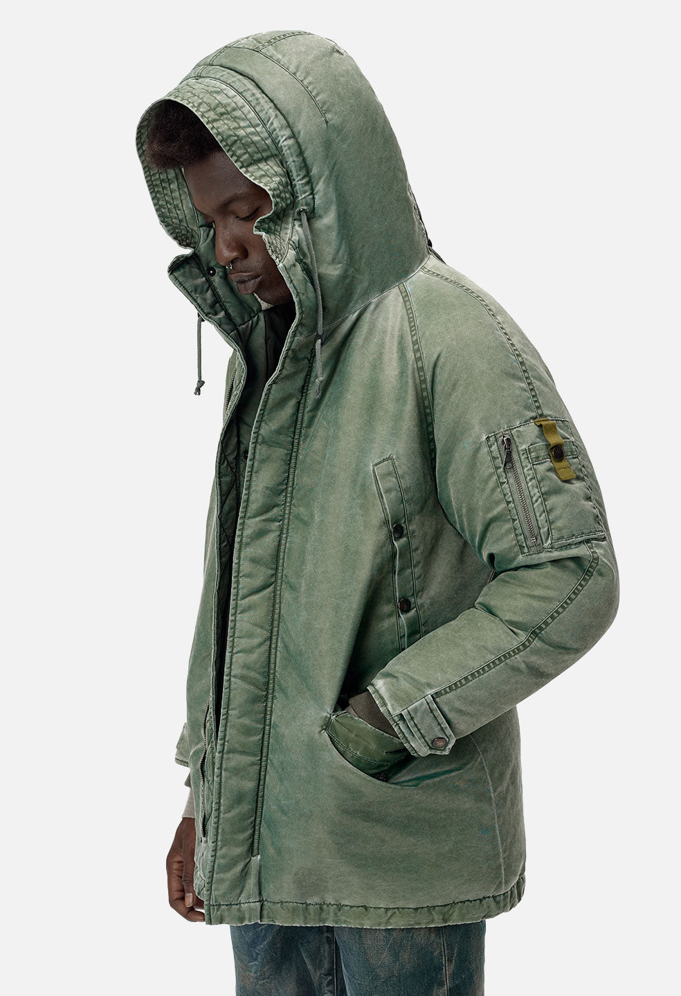 john elliot nicasio Sサイズ parka ダウンパーカー