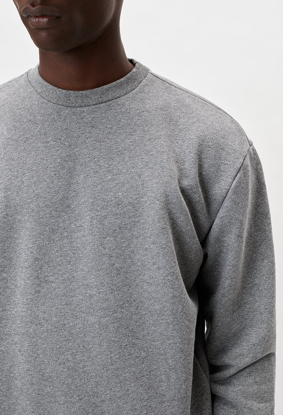 Oversized Crewneck Pullover / Dark Grey - JOHN ELLIOTT