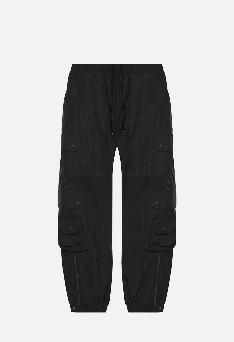 next black cargo trousers