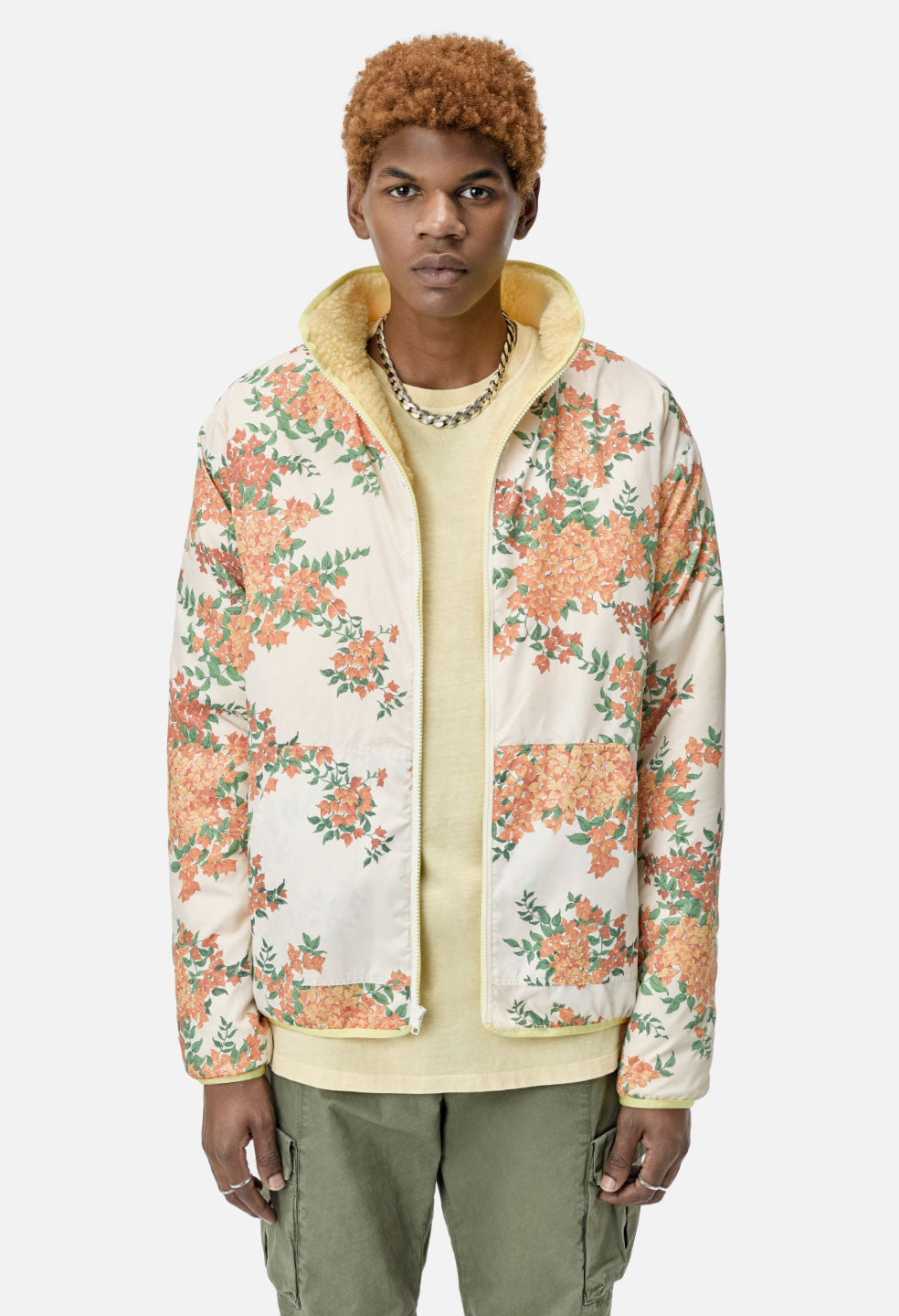 Reversible Polar Fleece Jacket / Yellow 