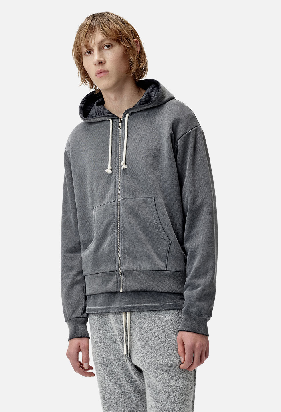 john elliott thermal lined hoodie