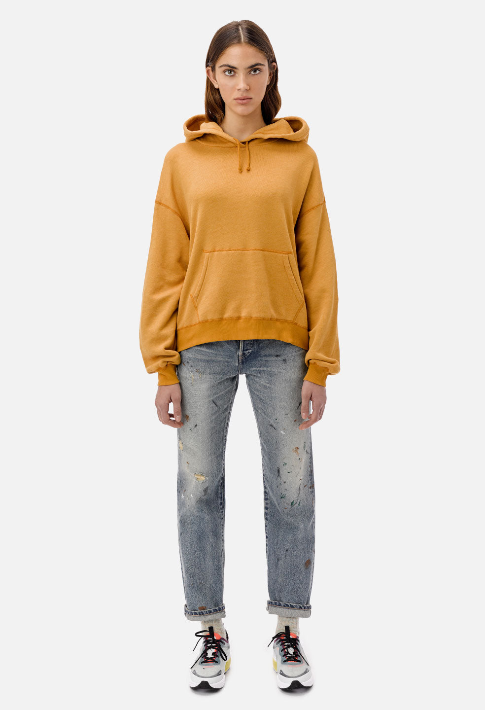 womens mustard sweatshirt